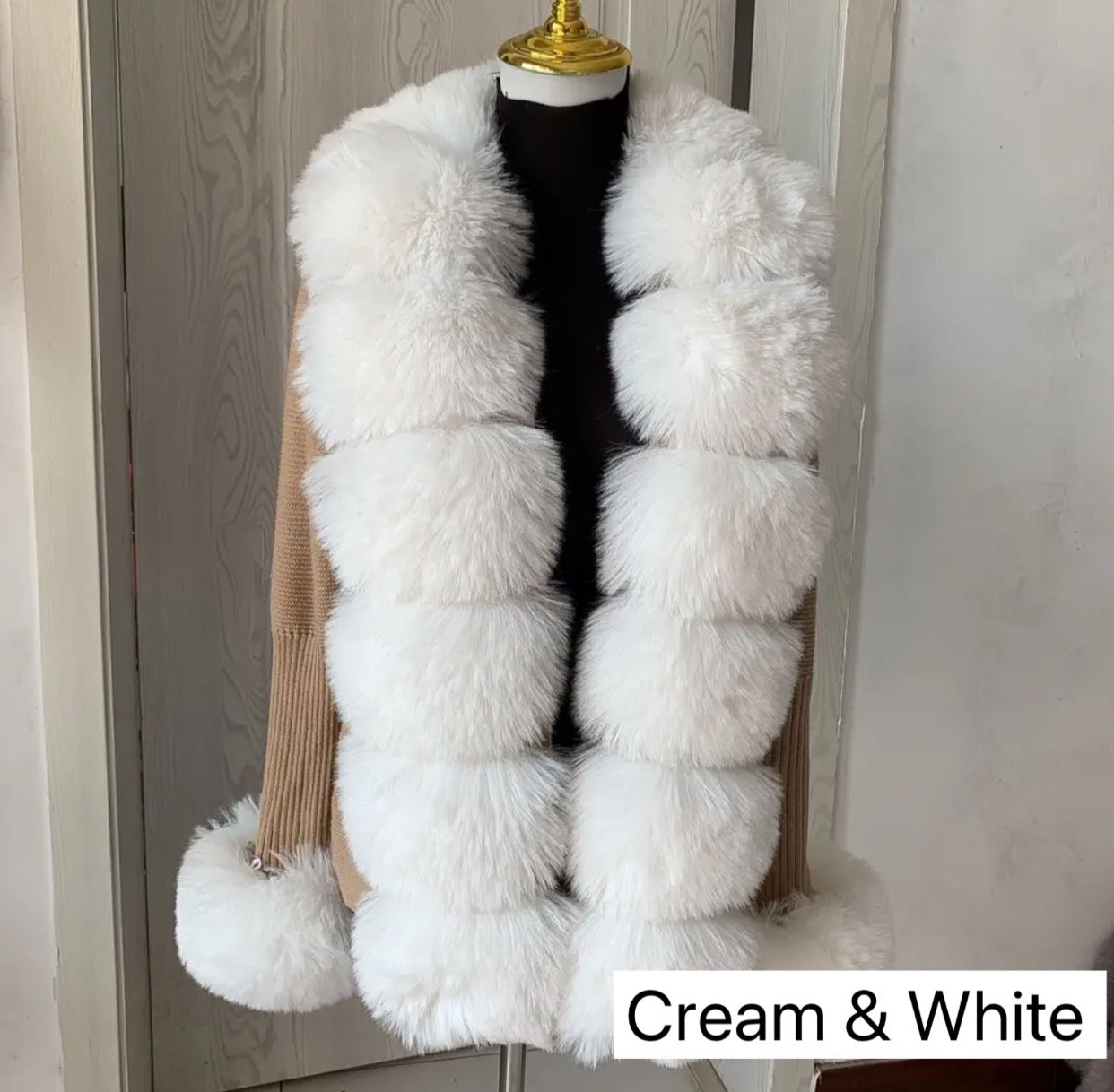 FAUX FUR CARDIGAN✨