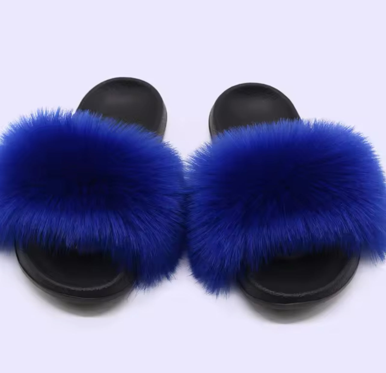 FAUX FUR SLIDERS☀️