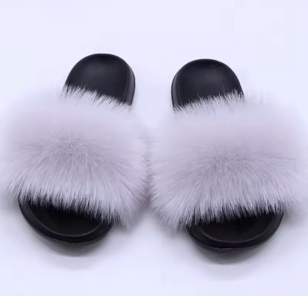 FAUX FUR SLIDERS☀️