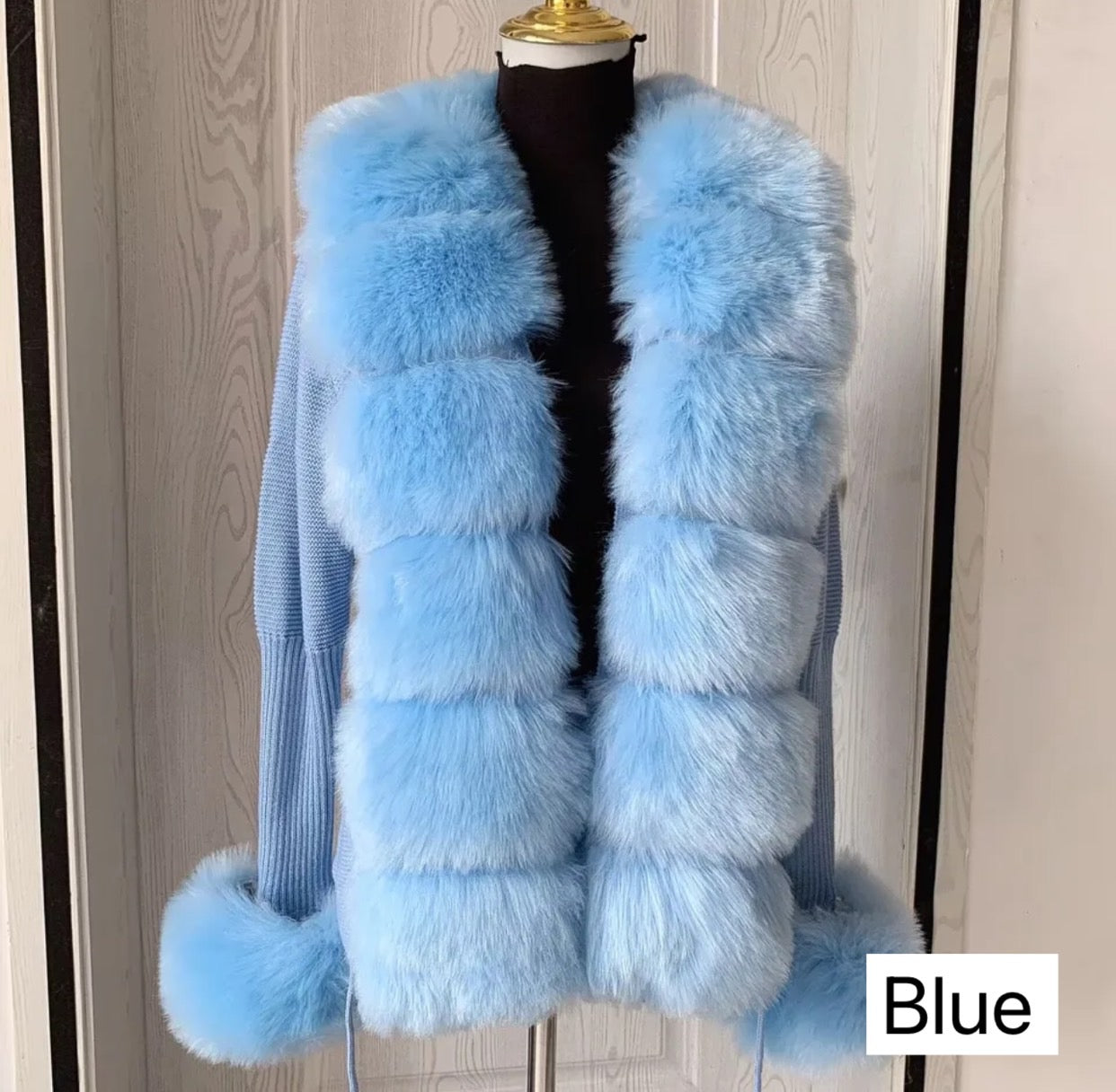 FAUX FUR CARDIGAN✨