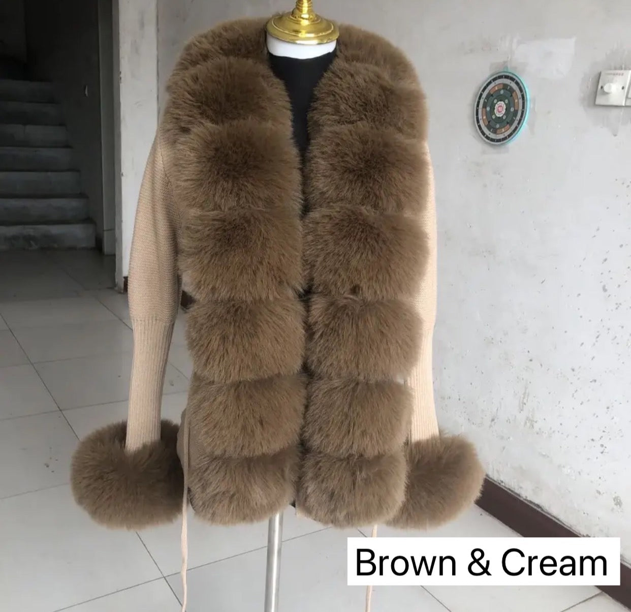 FAUX FUR CARDIGAN✨