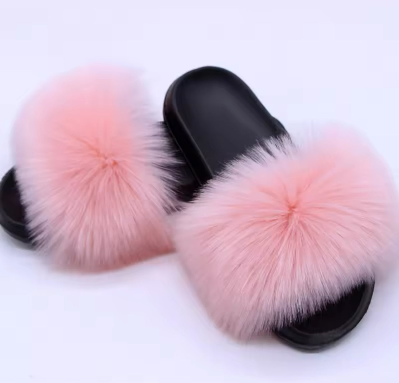 FAUX FUR SLIDERS☀️