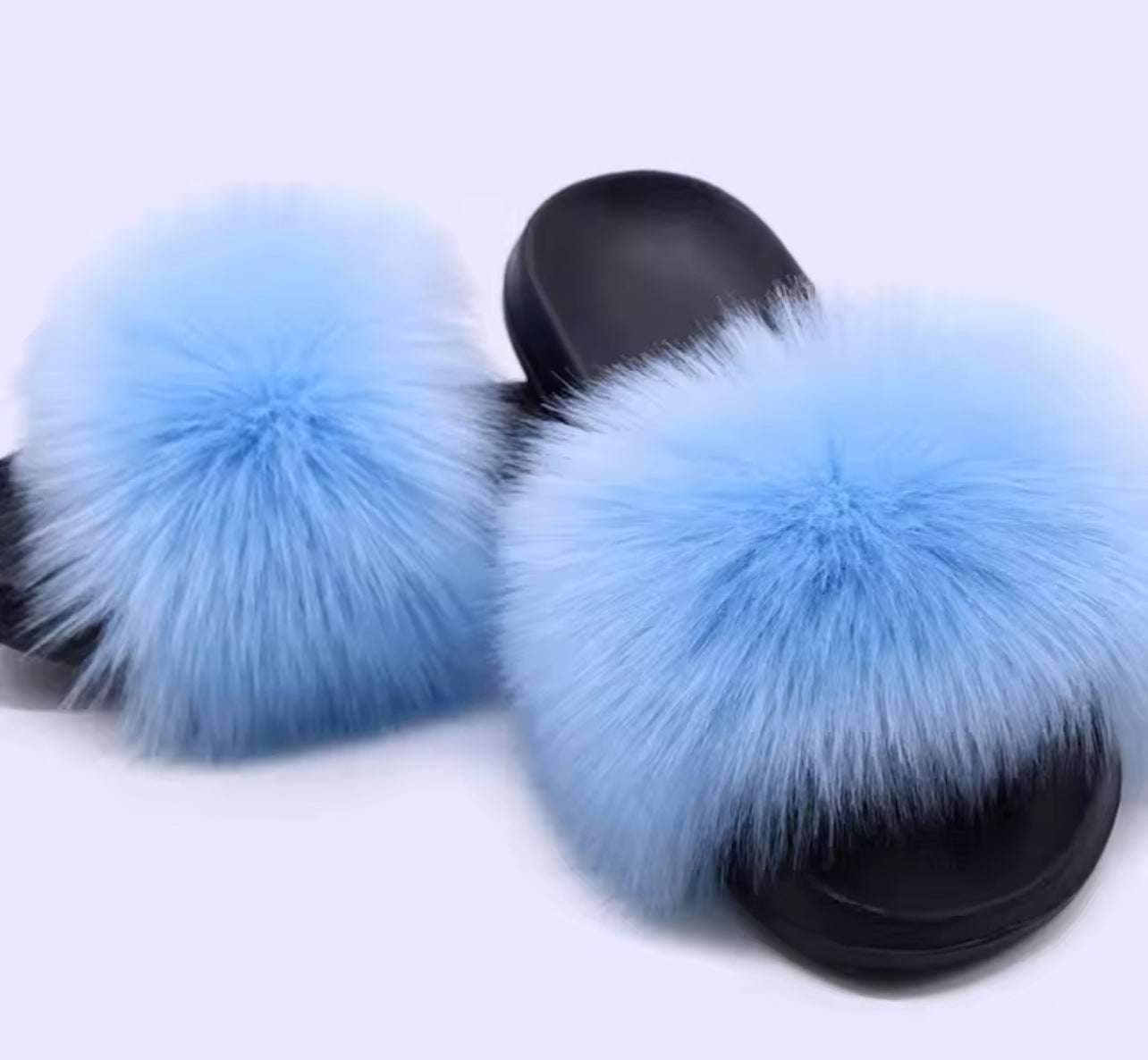 FAUX FUR SLIDERS☀️