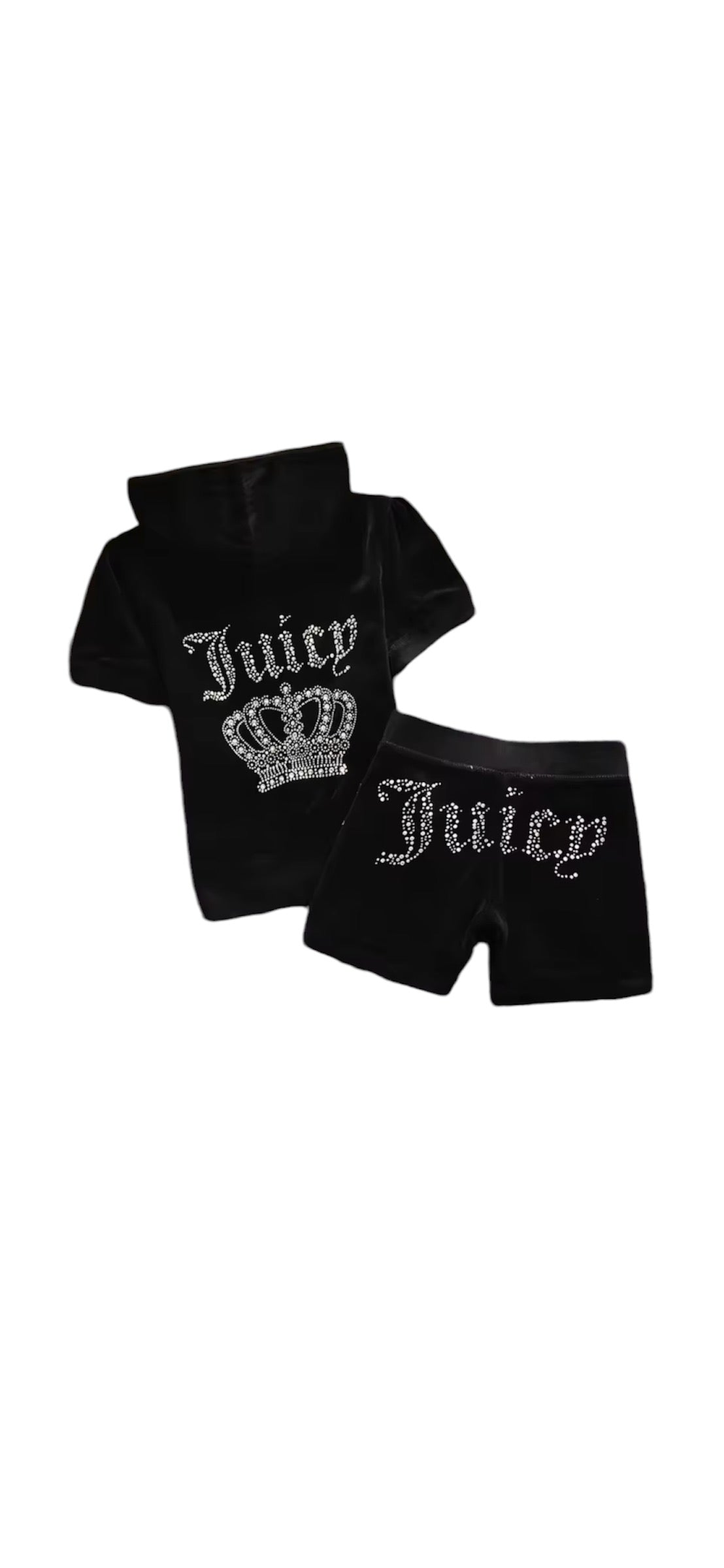 RHINESTONE SHORTS CO-ORD✨🎀