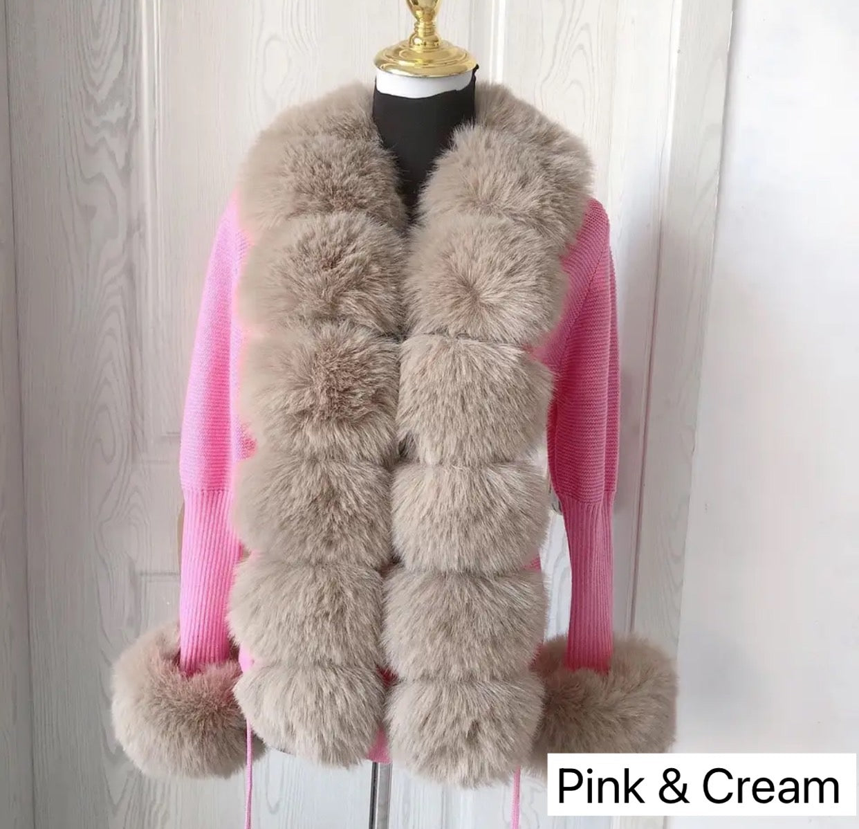 FAUX FUR CARDIGAN✨