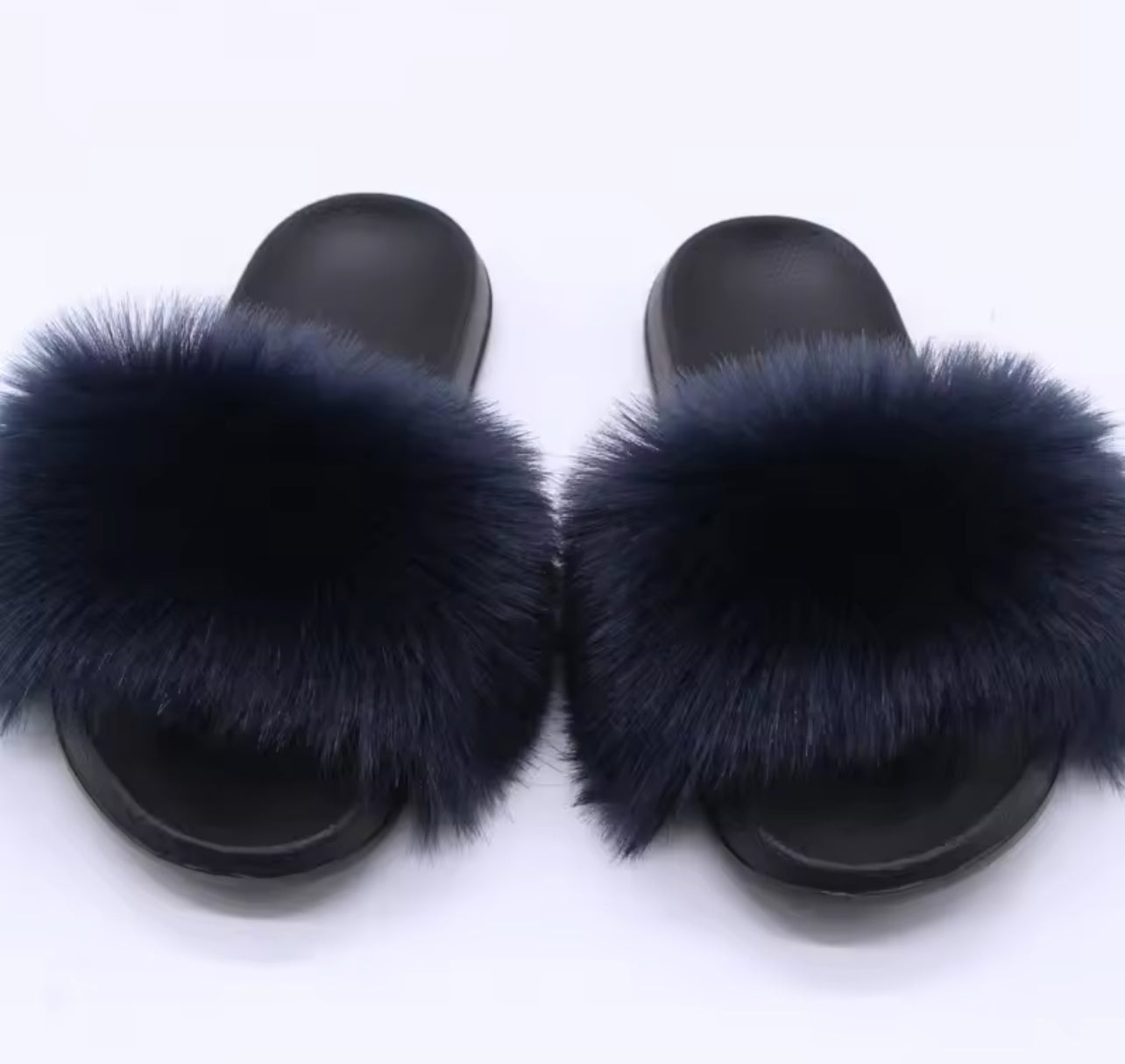 FAUX FUR SLIDERS☀️