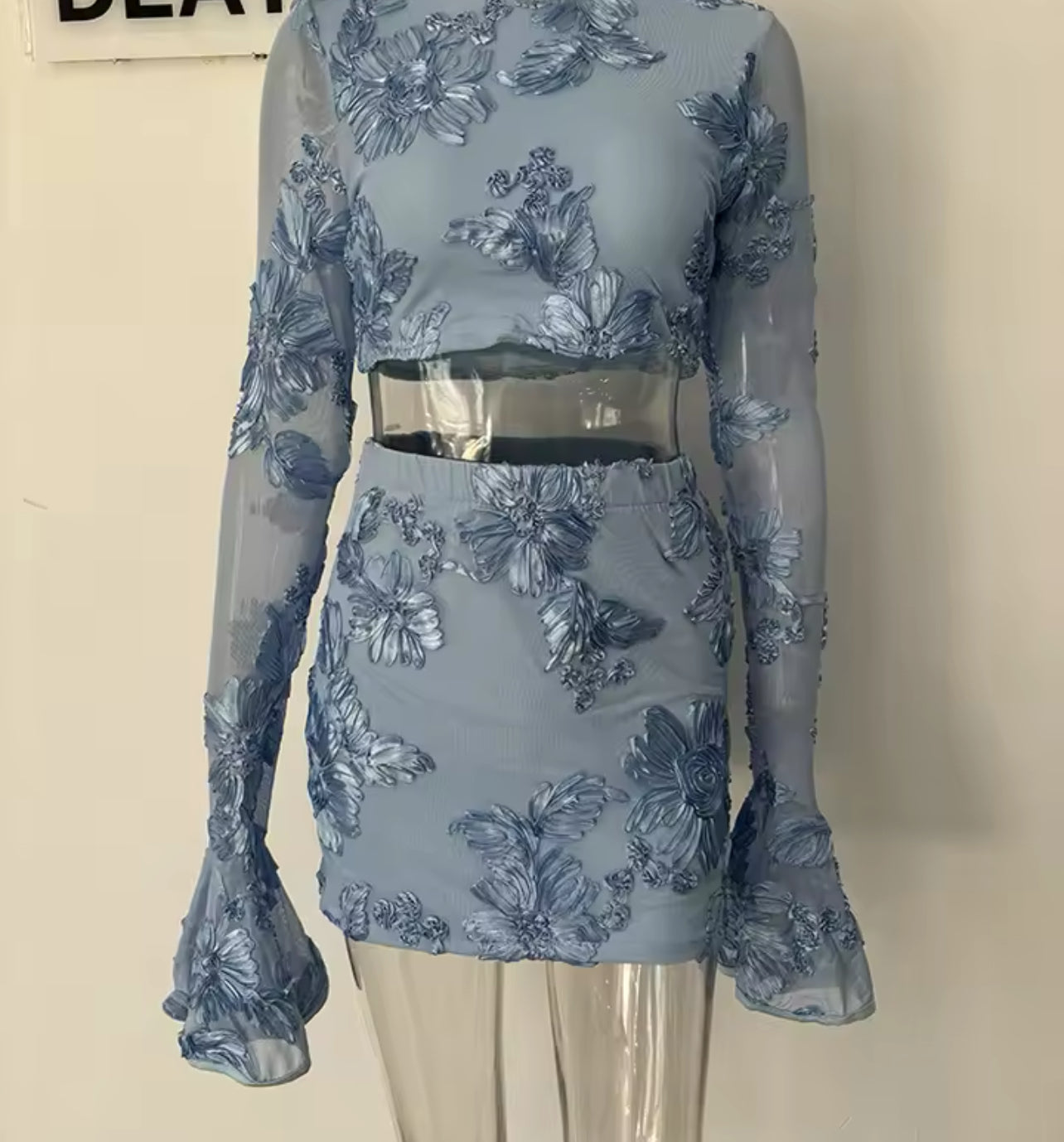 FLOWER CO-ORD🩵