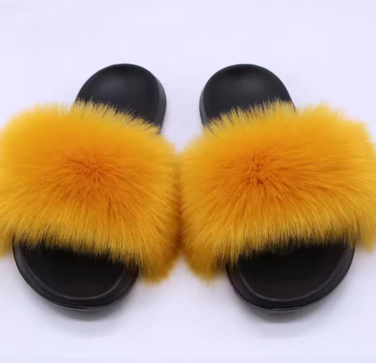 FAUX FUR SLIDERS☀️