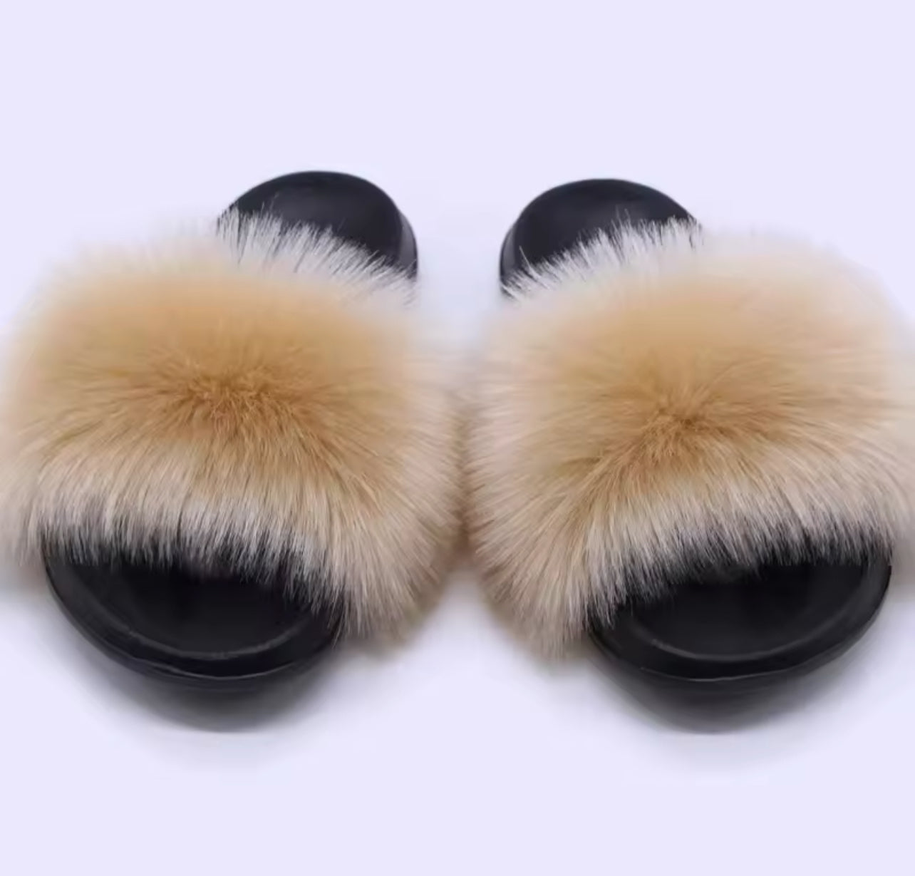FAUX FUR SLIDERS☀️