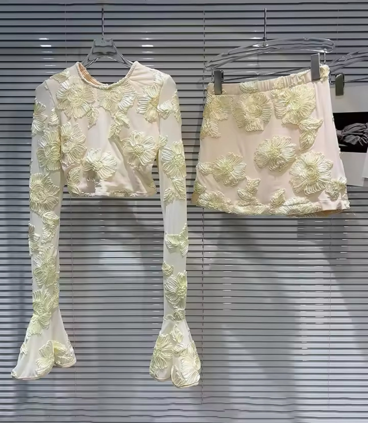 FLOWER CO-ORD🩵