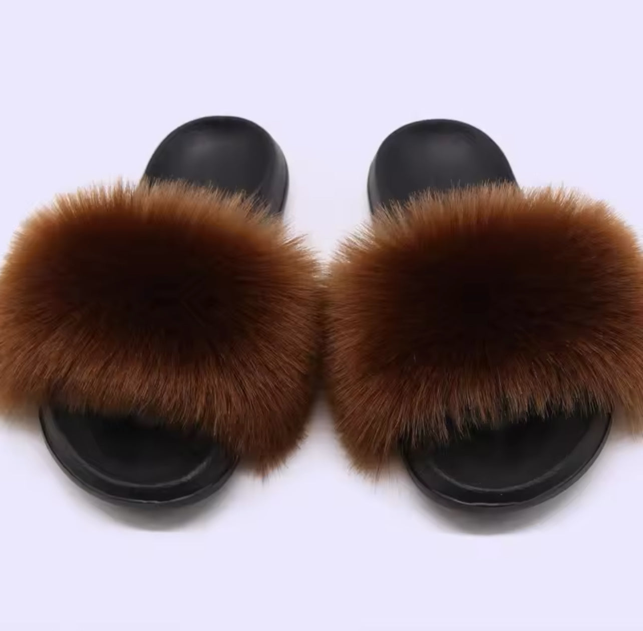 FAUX FUR SLIDERS☀️