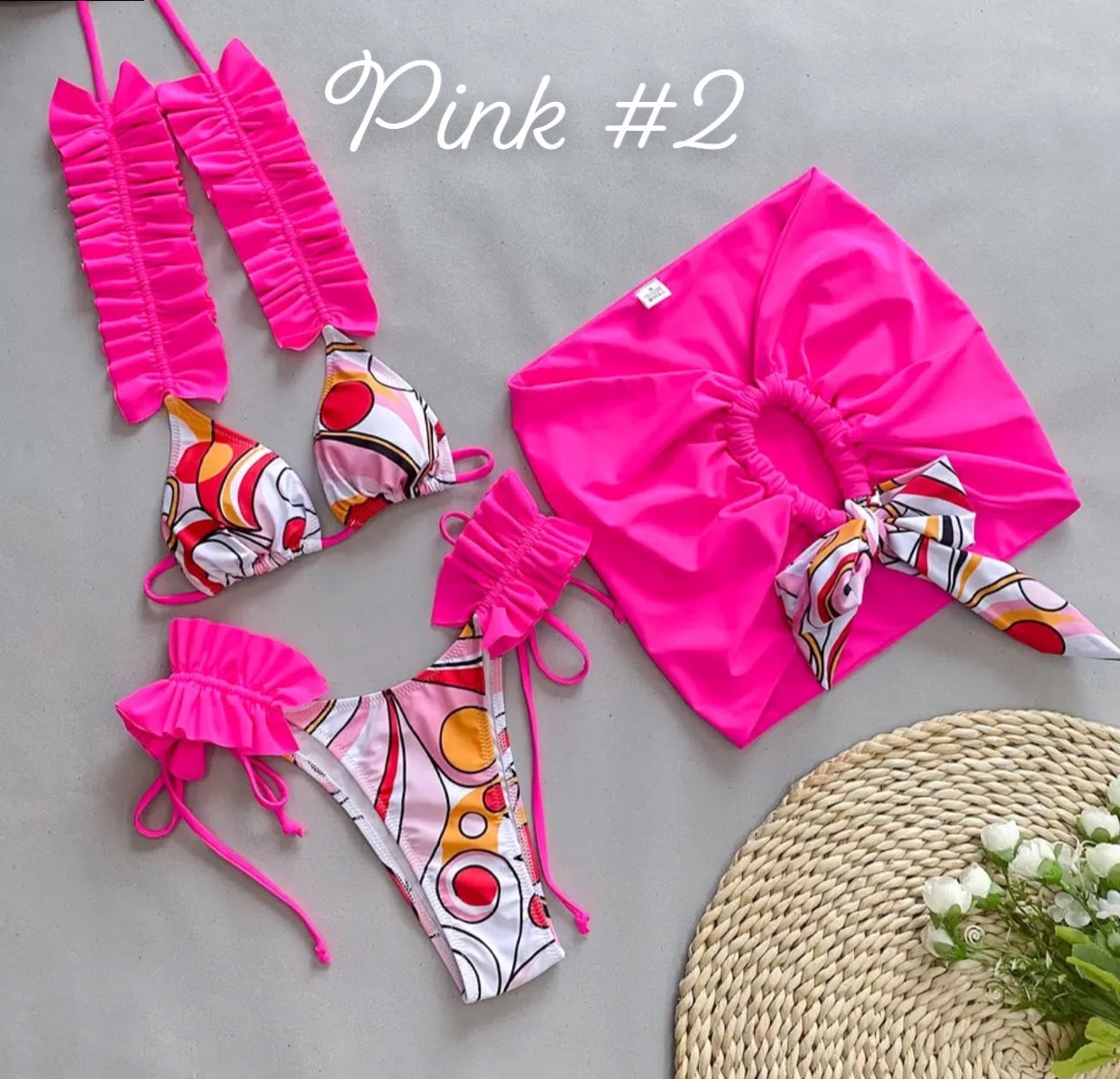 OLIVIA BIKINI & SKIRT SETS☀️