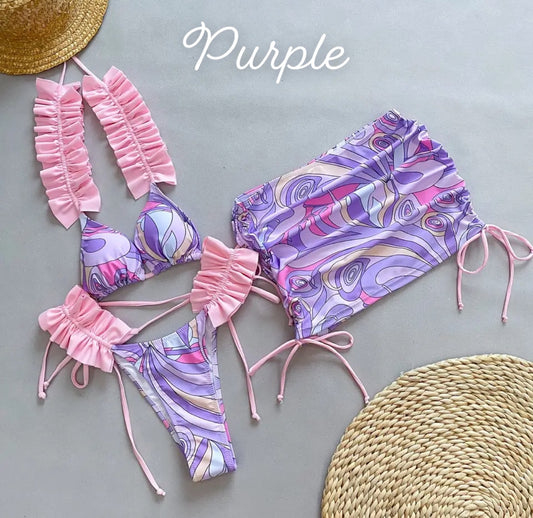 OLIVIA BIKINI & SKIRT SETS☀️