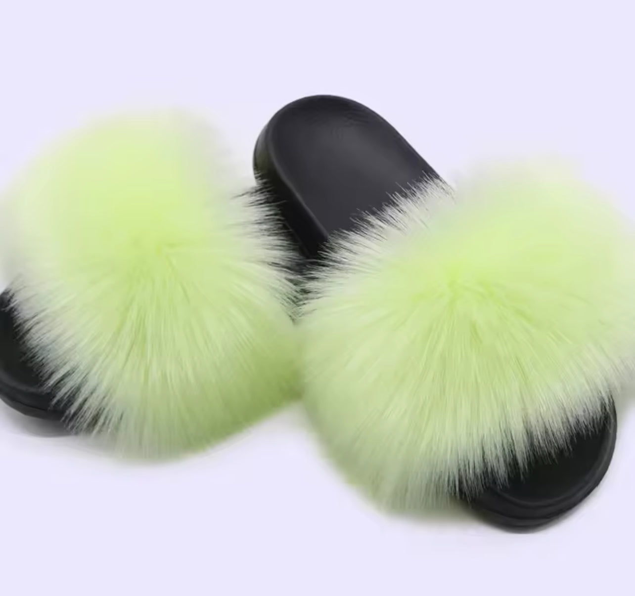 FAUX FUR SLIDERS☀️