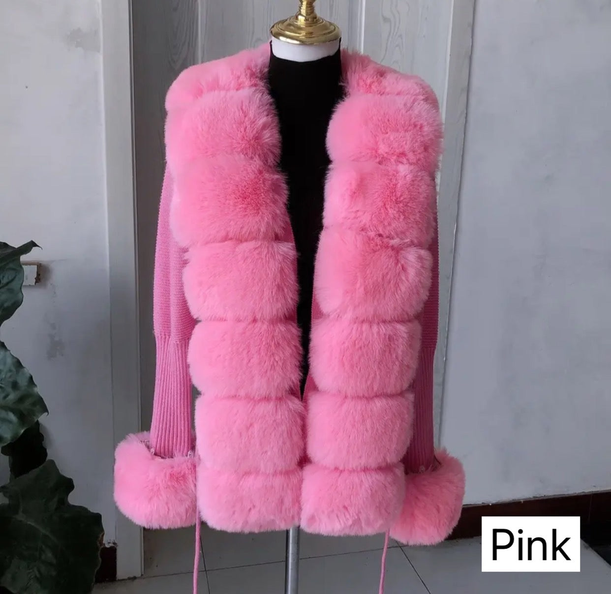 FAUX FUR CARDIGAN✨